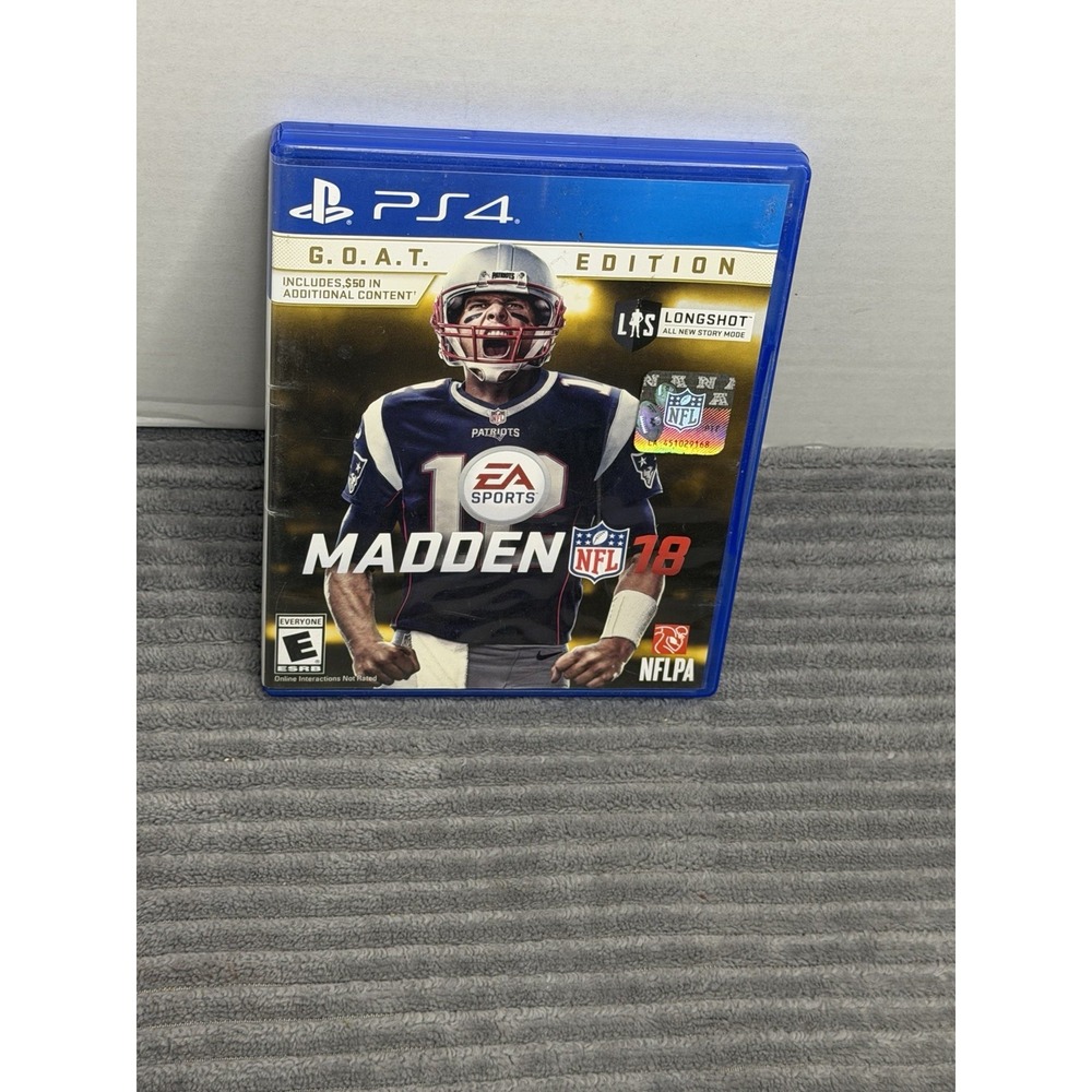 Pre-owned Madden 18 GOAT EDITION Football Sony PlayStation 4 PS4 Game